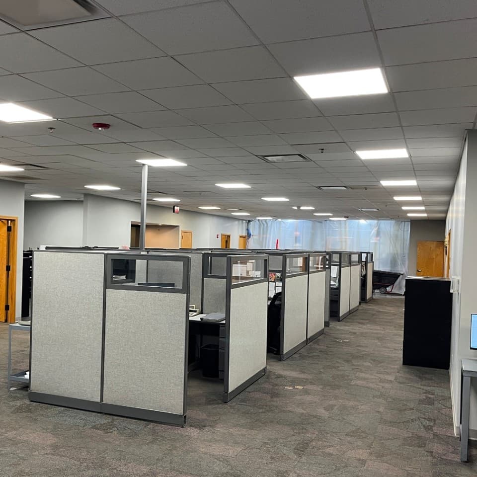 Modern Equipment Company Lighting Retrofit, after
