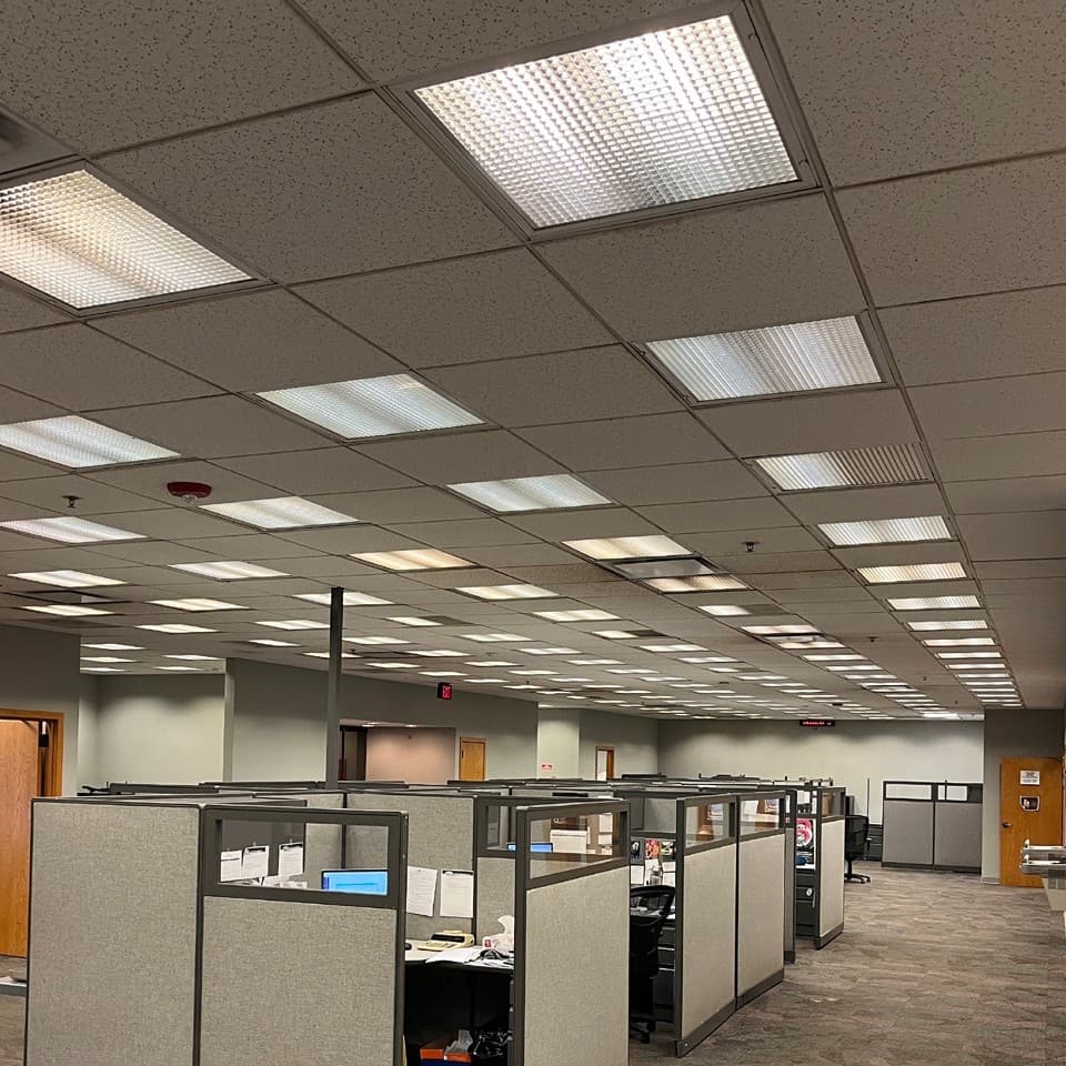 Modern Equipment Company Lighting Retrofit, before