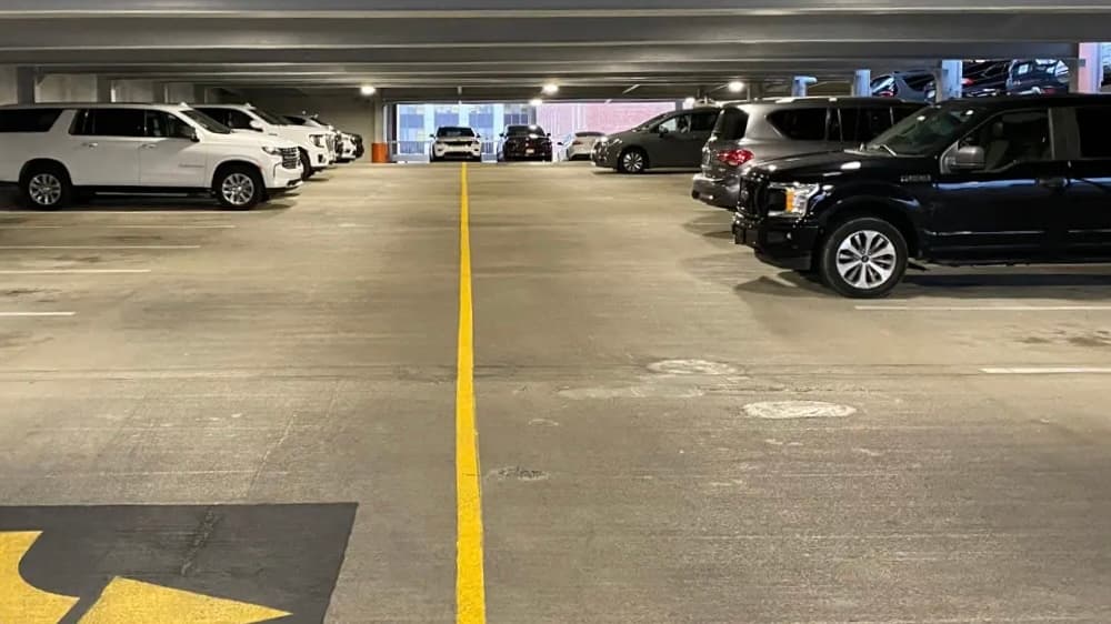 Capital Associates Parking Garage Lighting Upgrade, after