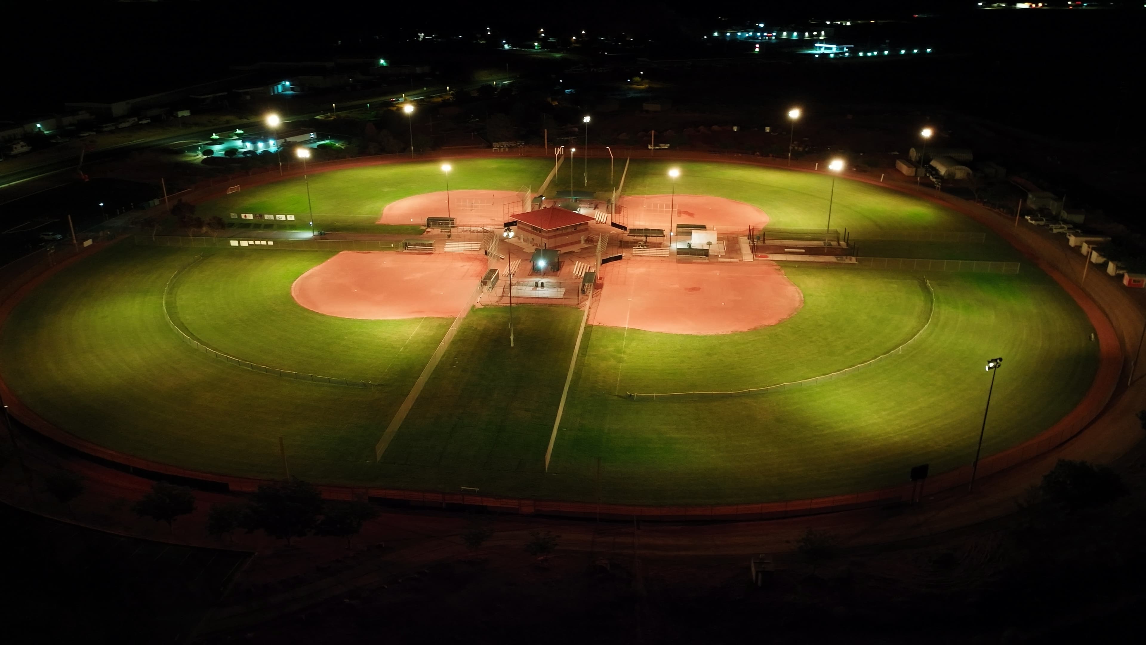 baseball fields