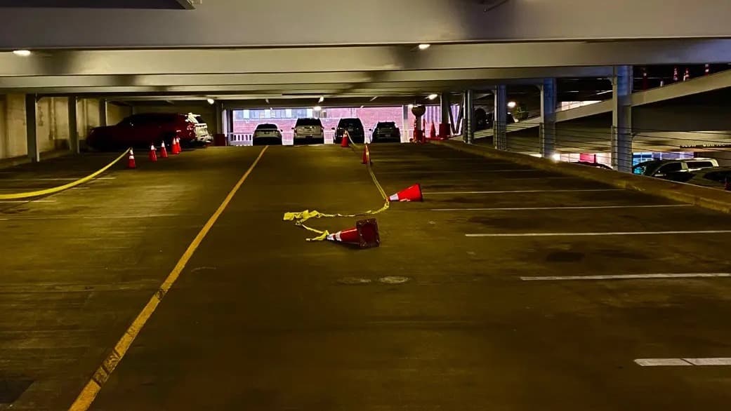 Capital Associates Parking Garage Lighting Upgrade, before