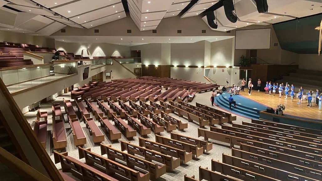 First Evangelical Free Church LED Lighting Retrofit, before