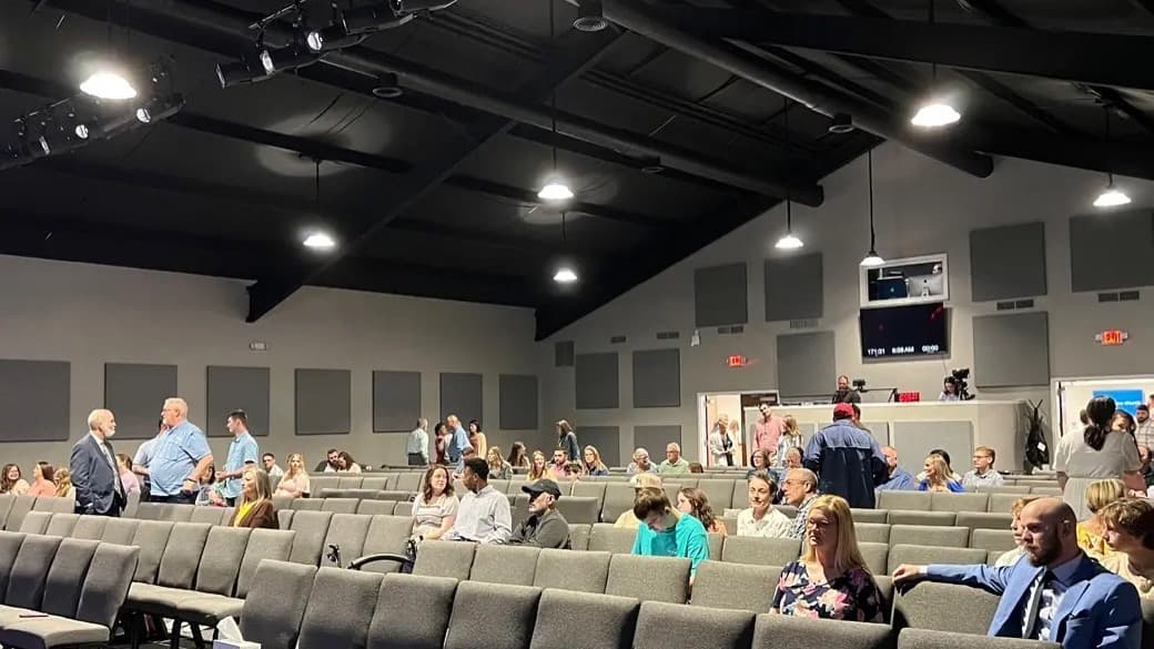 Highview Church Sanctuary Lighting Renovation, after