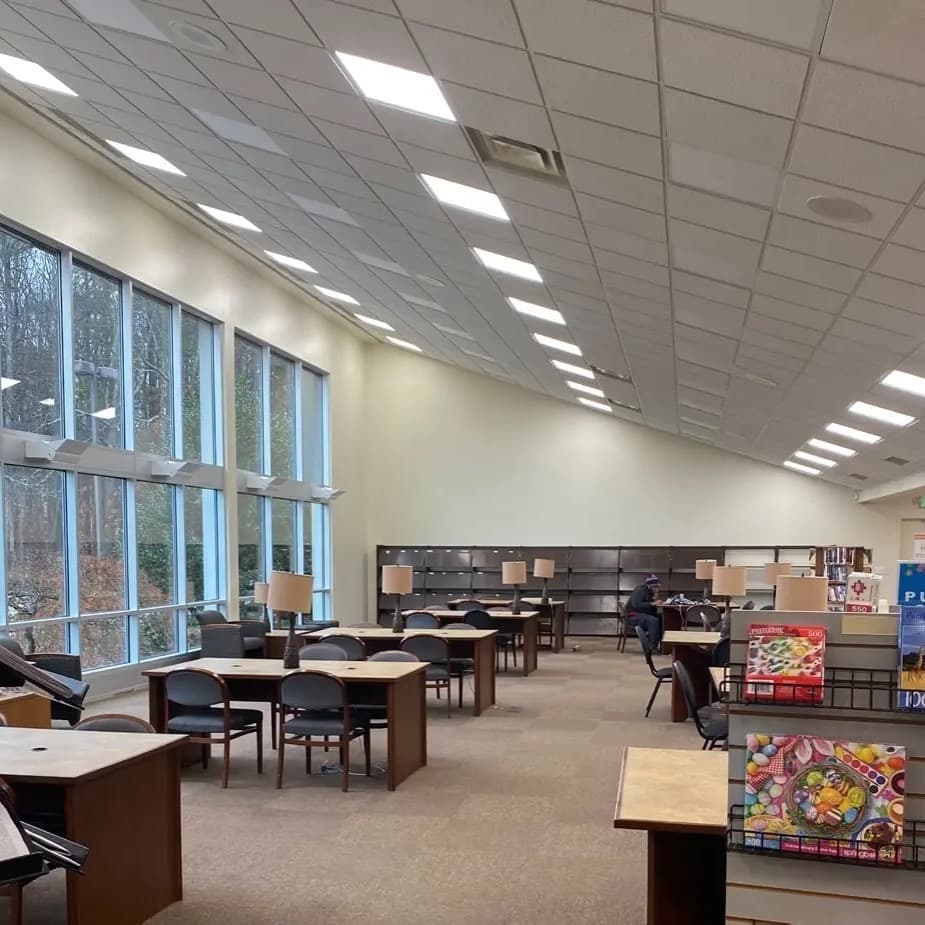 Lithia Springs Library Lighting Enhancement, after