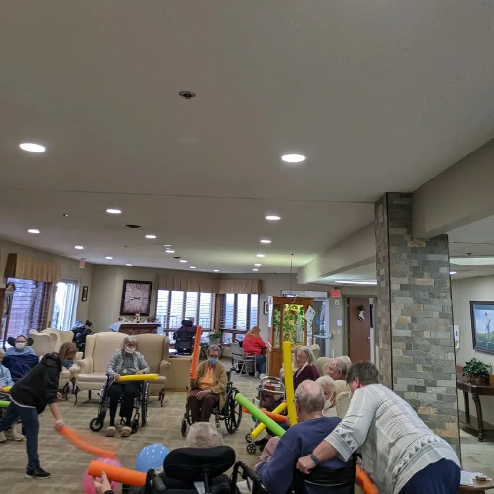 Oakland Heights Nursing Home Lighting Upgrade, after