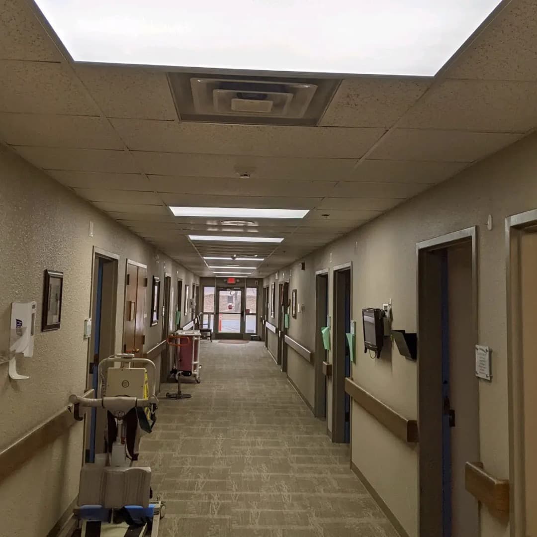 Oakland Heights Nursing Home Lighting Upgrade, before