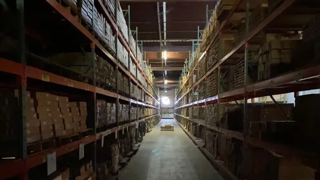 University Of Oklahoma Warehouse LED Retrofit, before