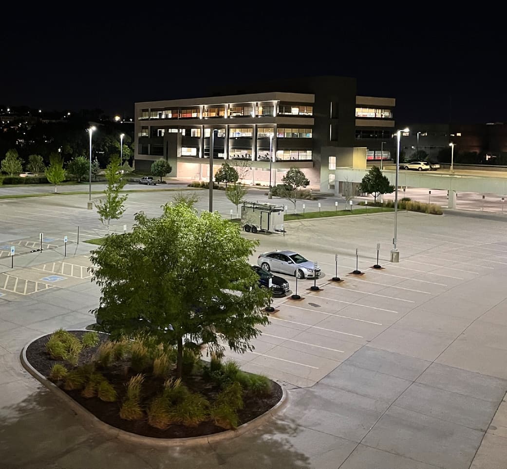 Blue Cross Blue Shield Of Nebraska Parking Lot Lighting Upgrade, image 1